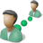 Two People Linked